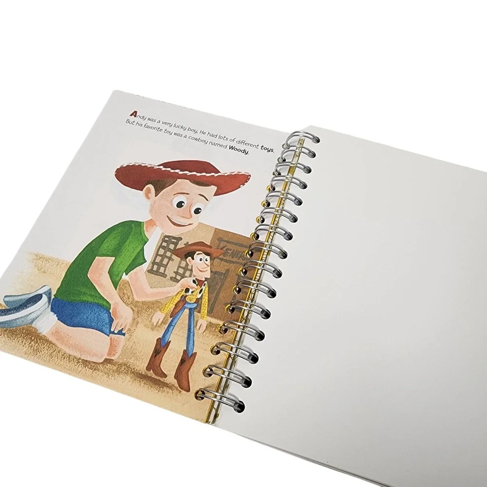 Disney Pixar‎ Toy Story Little Golden Book Spiral Notebook Journal Scrapbook